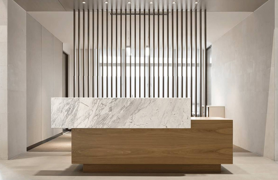 办公室前厅装修效果图