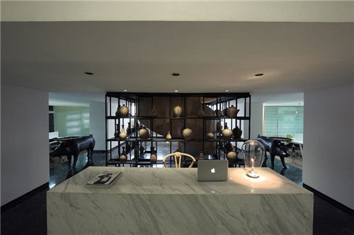 企业前台装修高清效果图