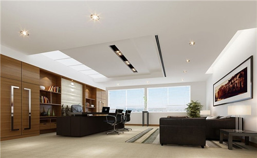 简单的经理办公室效果图