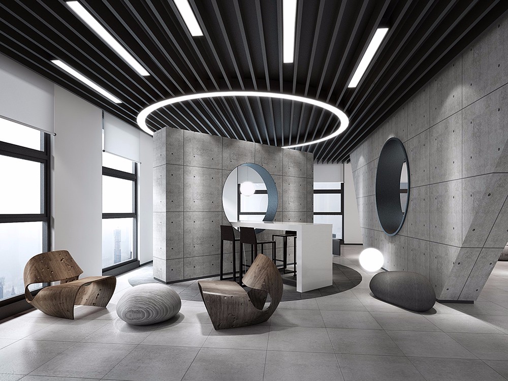 办公室装修门颜色风水