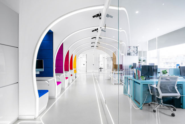 错层办公室巧妙的设计方法