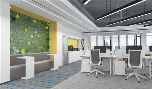 办公室时尚简约风格装修图片