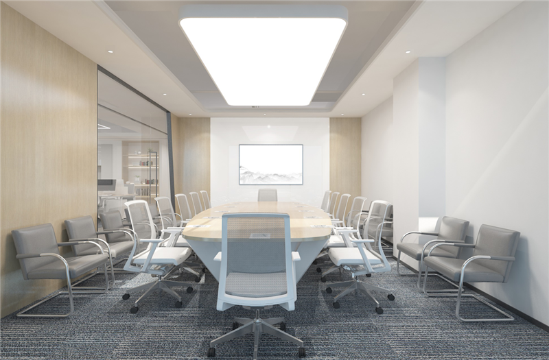 会议室中的背景墙设计