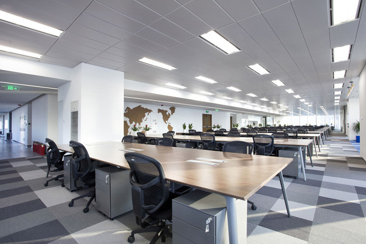 中式韵味风的电商办公室装修设计