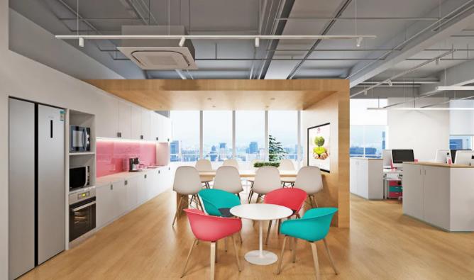 四个温馨又有情调的办公室休闲区设计案例,上海办公室设计公司