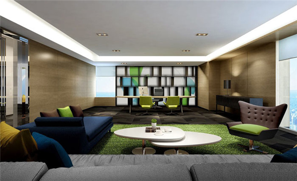 科技公司总经理办公室装修