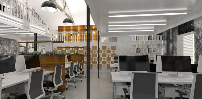 1000平方办公室设计布局以及装修工期