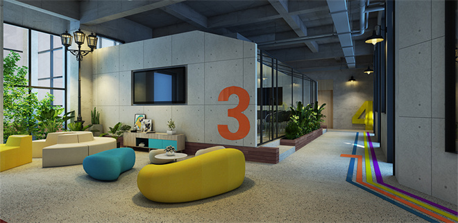 上海创意工业风办公室设计