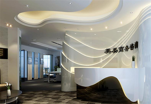 上档次的商务中心办公室装修