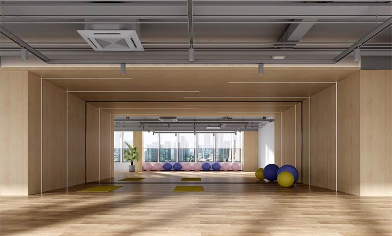 瑜伽室装修设计效果图案例