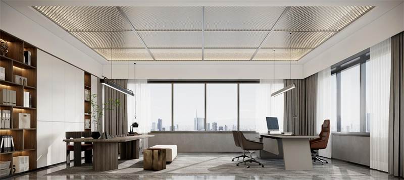 经理室设计效果图案例