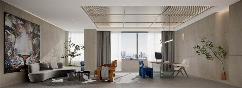 经理室装修设计效果图案例